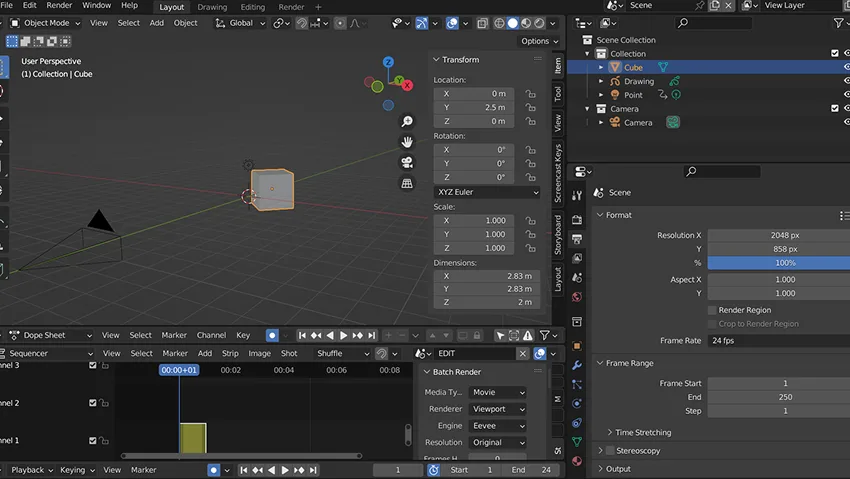 graduation blender